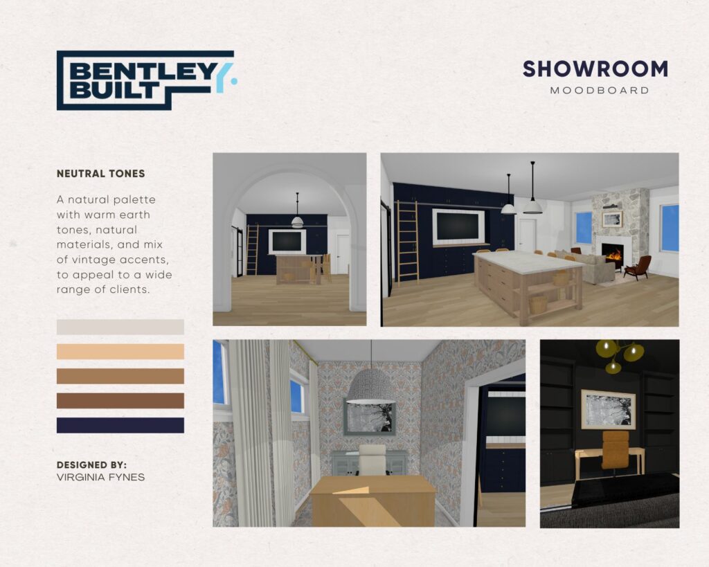 Bentley Built Annapolis Valley Home Builder- office Showroom moodboard